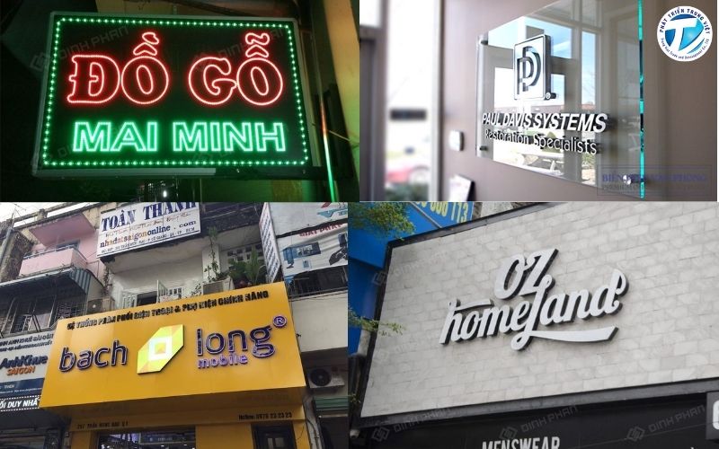 Một số mẫu biển hiệu